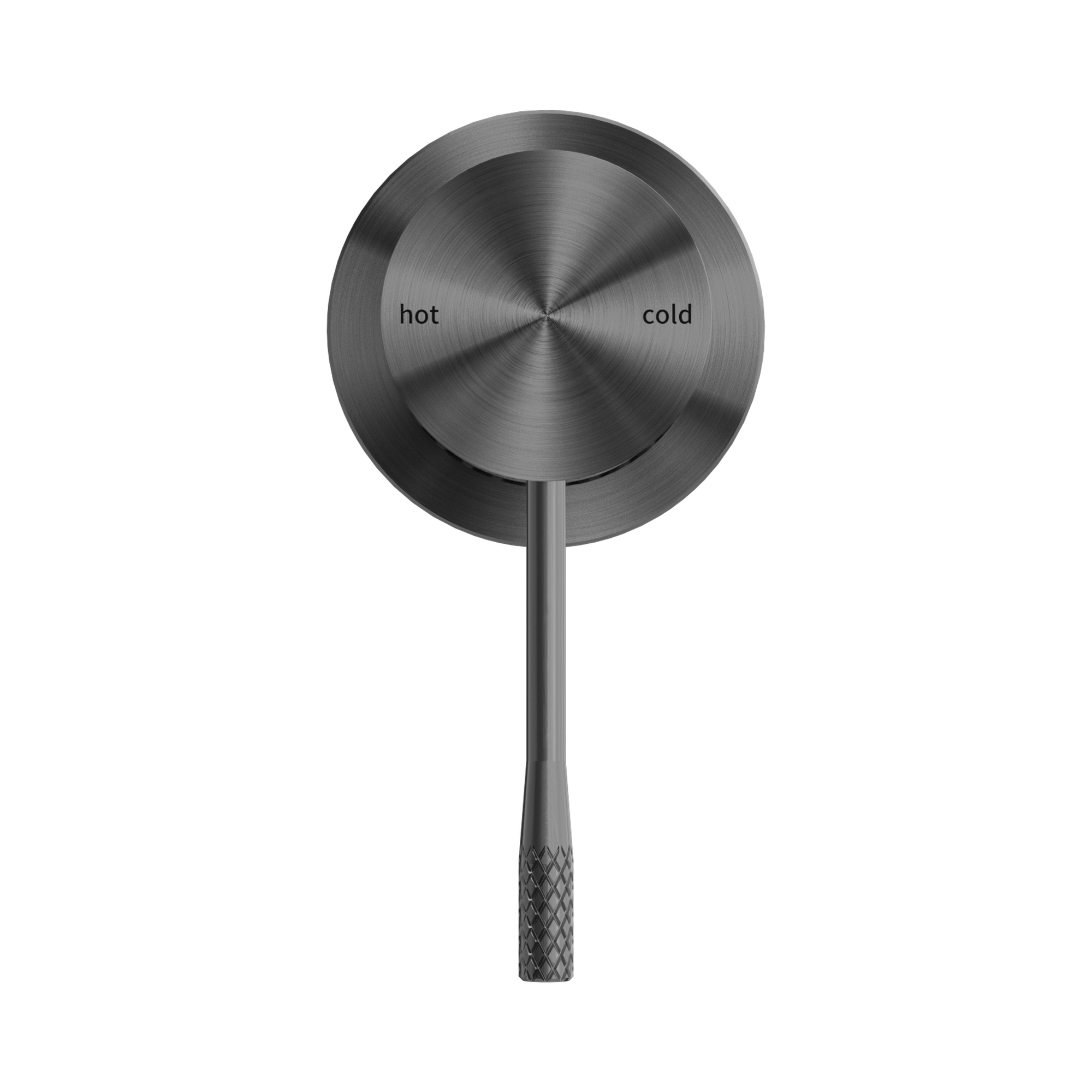 Nero Opal Wall/Shower Mixer 60mm Plate, Graphite
