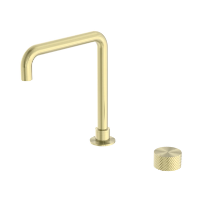 Nero Opal Progressive Tall Basin Set, Brushed Gold
