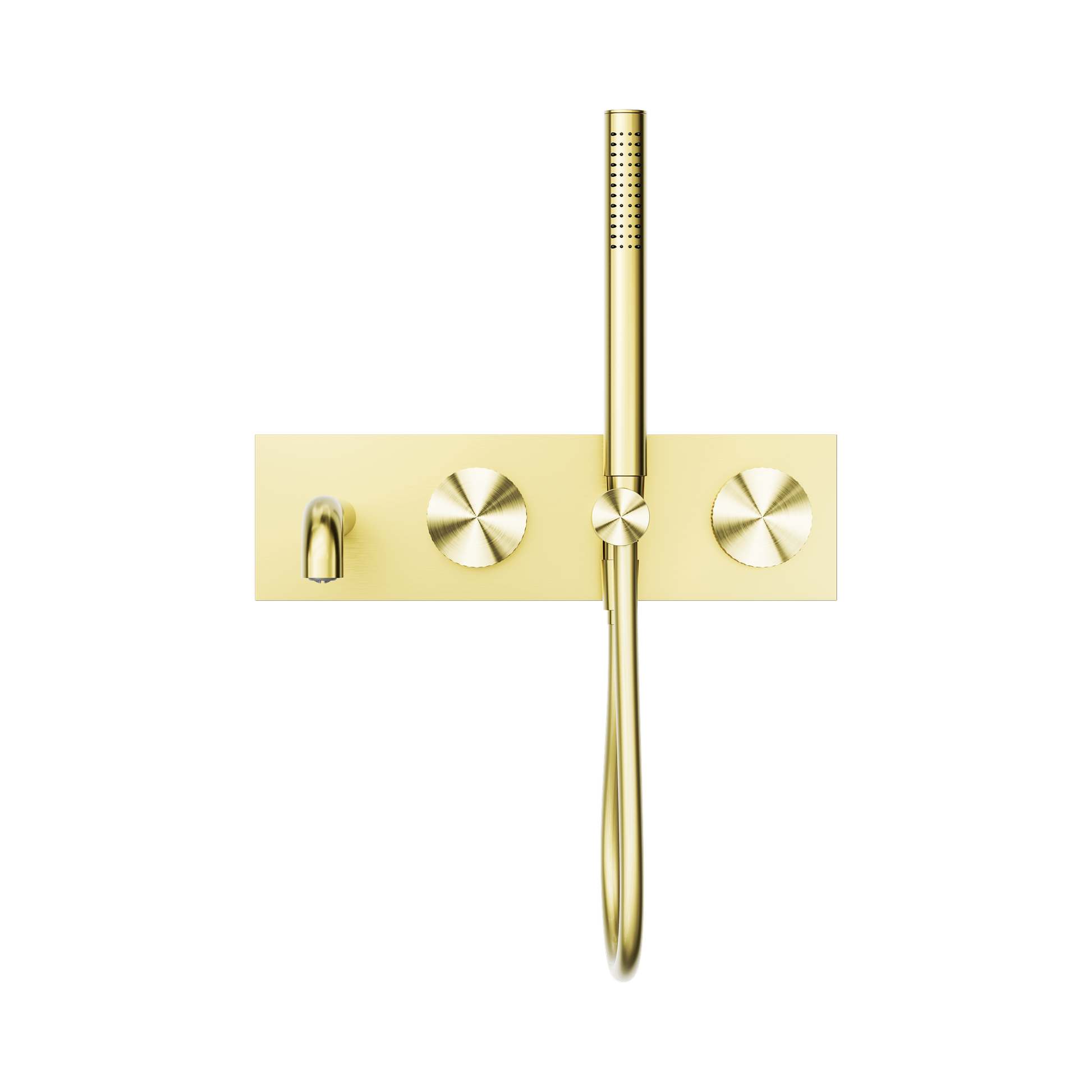 Nero Opal Progressive Shower System With Spout 230mm, Brushed Gold