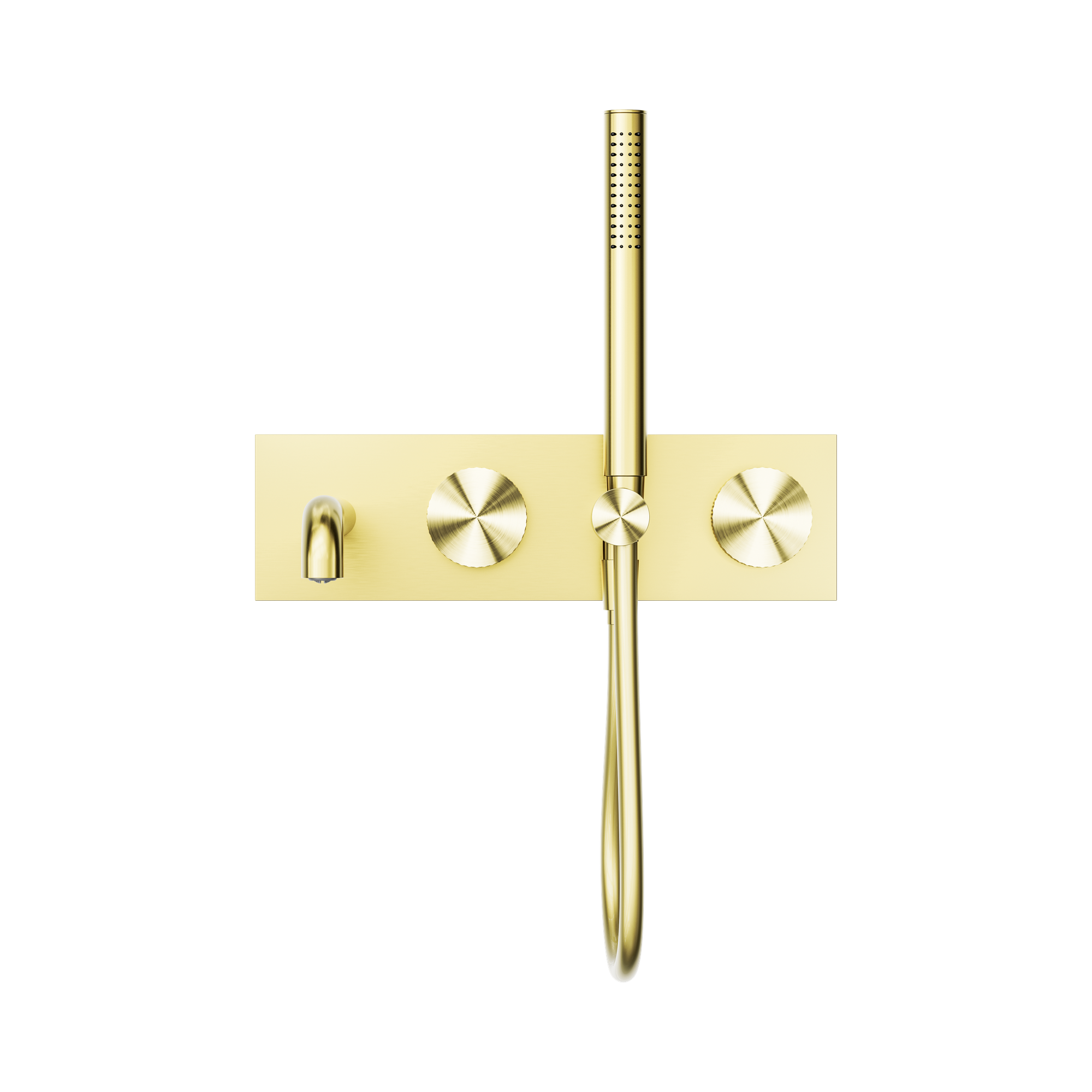 Nero Opal Progressive Shower System With Spout 230mm, Brushed Gold