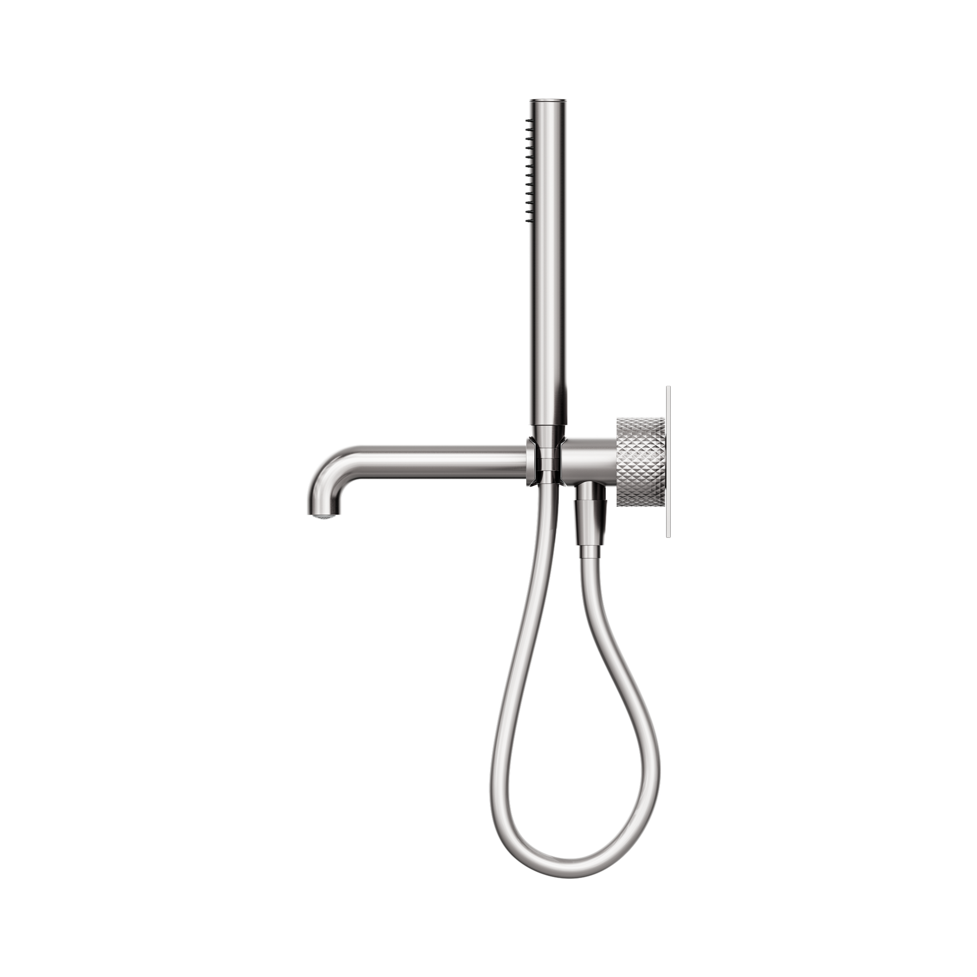 Nero Opal Progressive Shower System With Spout 230mm, Brushed Nickel