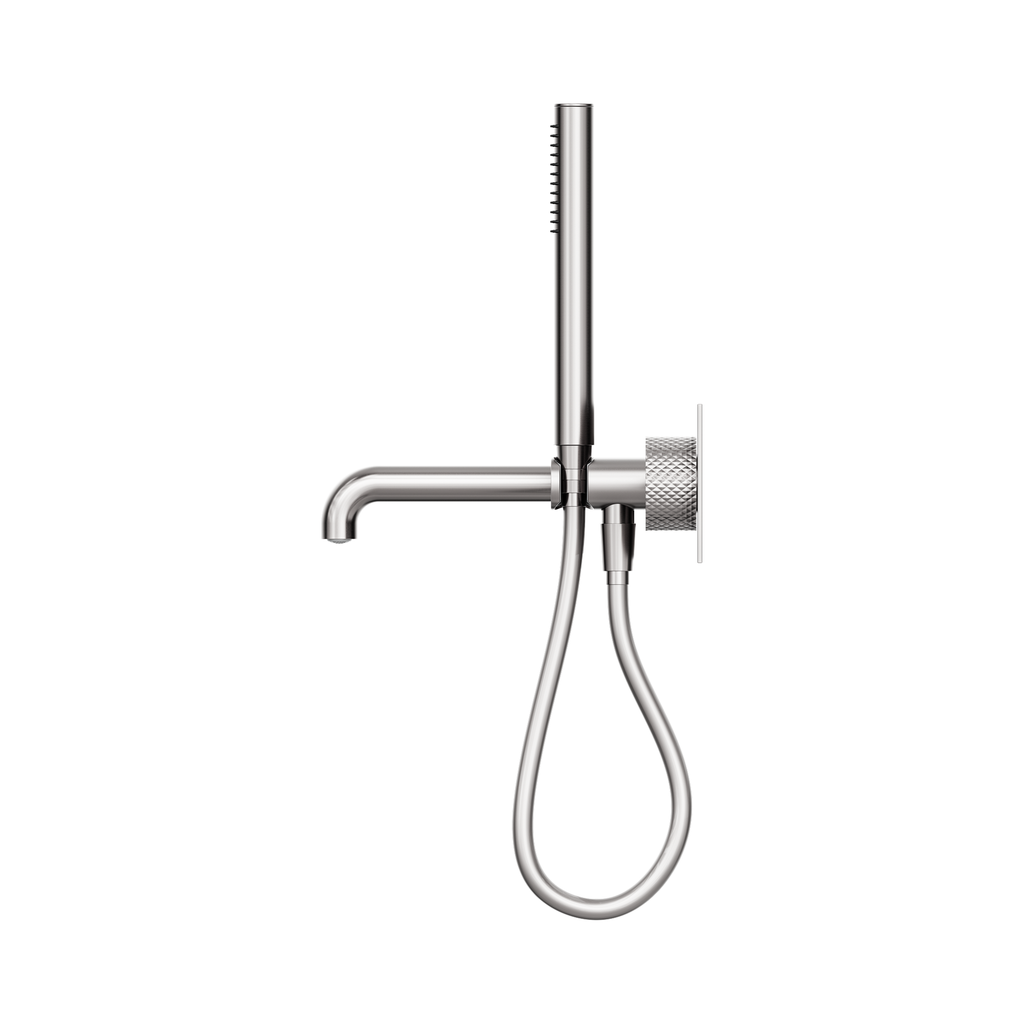 Nero Opal Progressive Shower System With Spout 230mm, Brushed Nickel