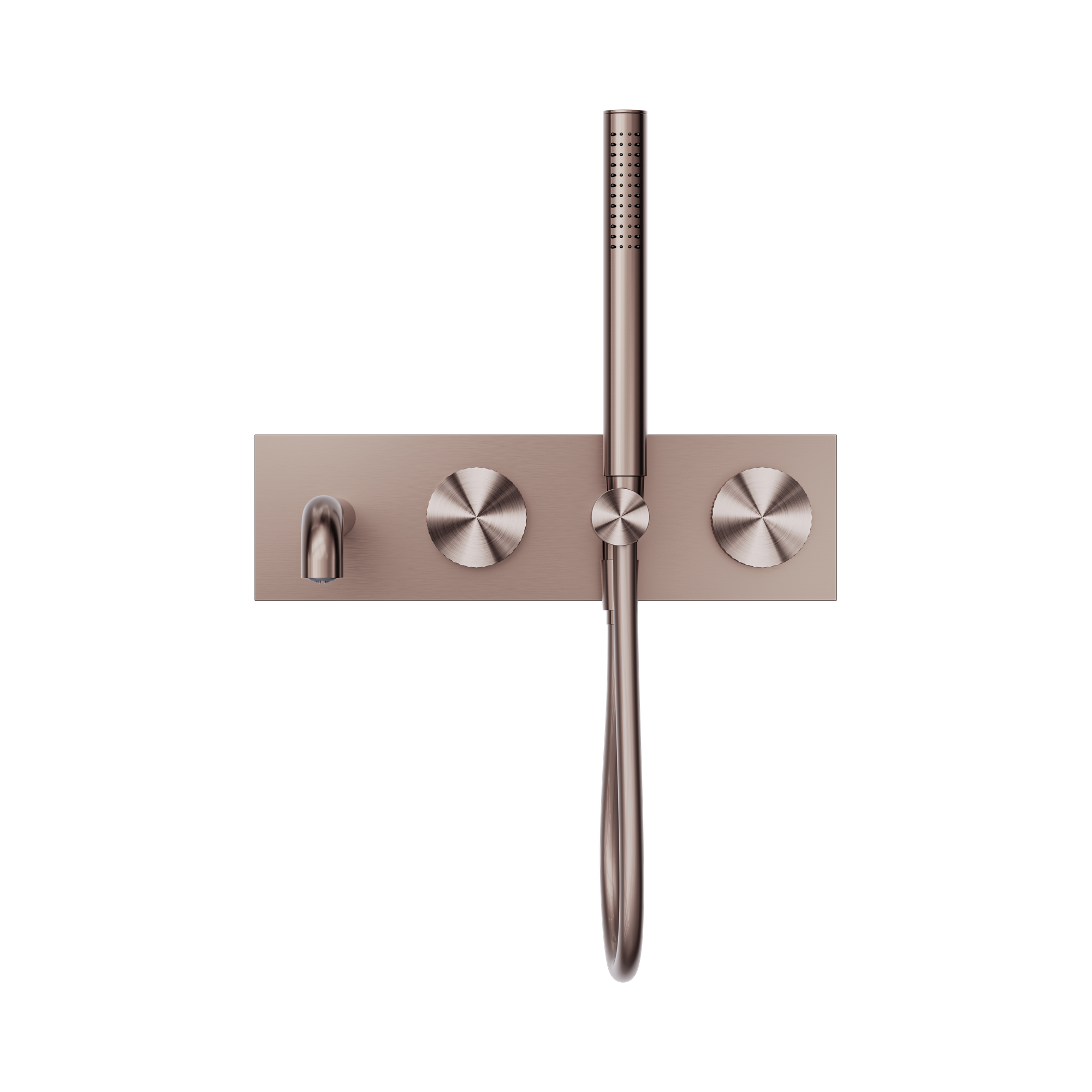 Nero Opal Progressive Shower System With Spout 230mm, Brushed Bronze