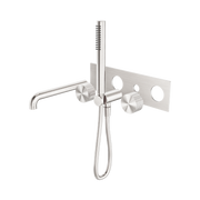 Nero Opal Progressive Shower System With Spout 230mm Trim Kits Only, Brushed Nickel