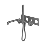 Nero Opal Progressive Shower System With Spout 230mm Trim Kits Only, Graphite