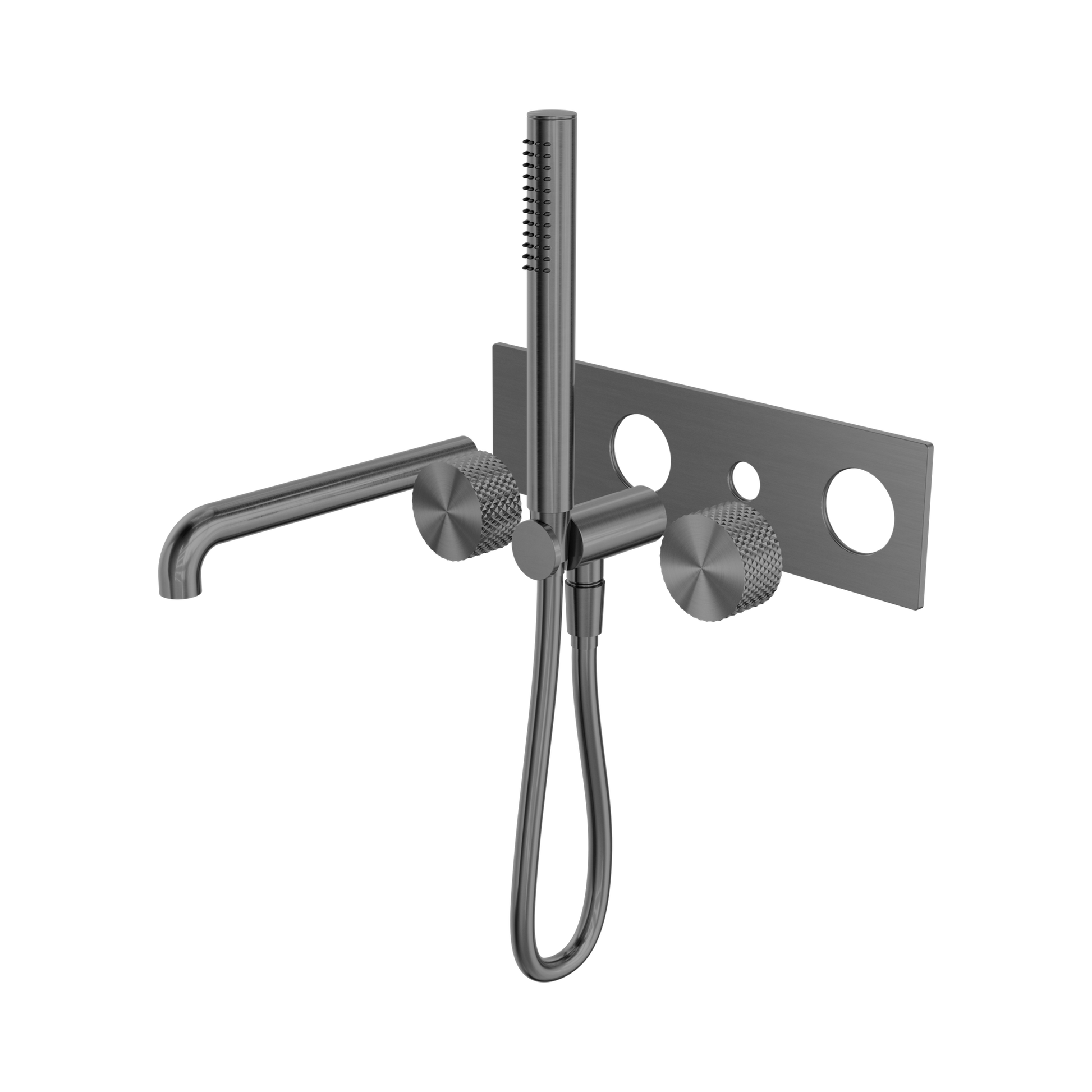 Nero Opal Progressive Shower System With Spout 230mm Trim Kits Only, Graphite