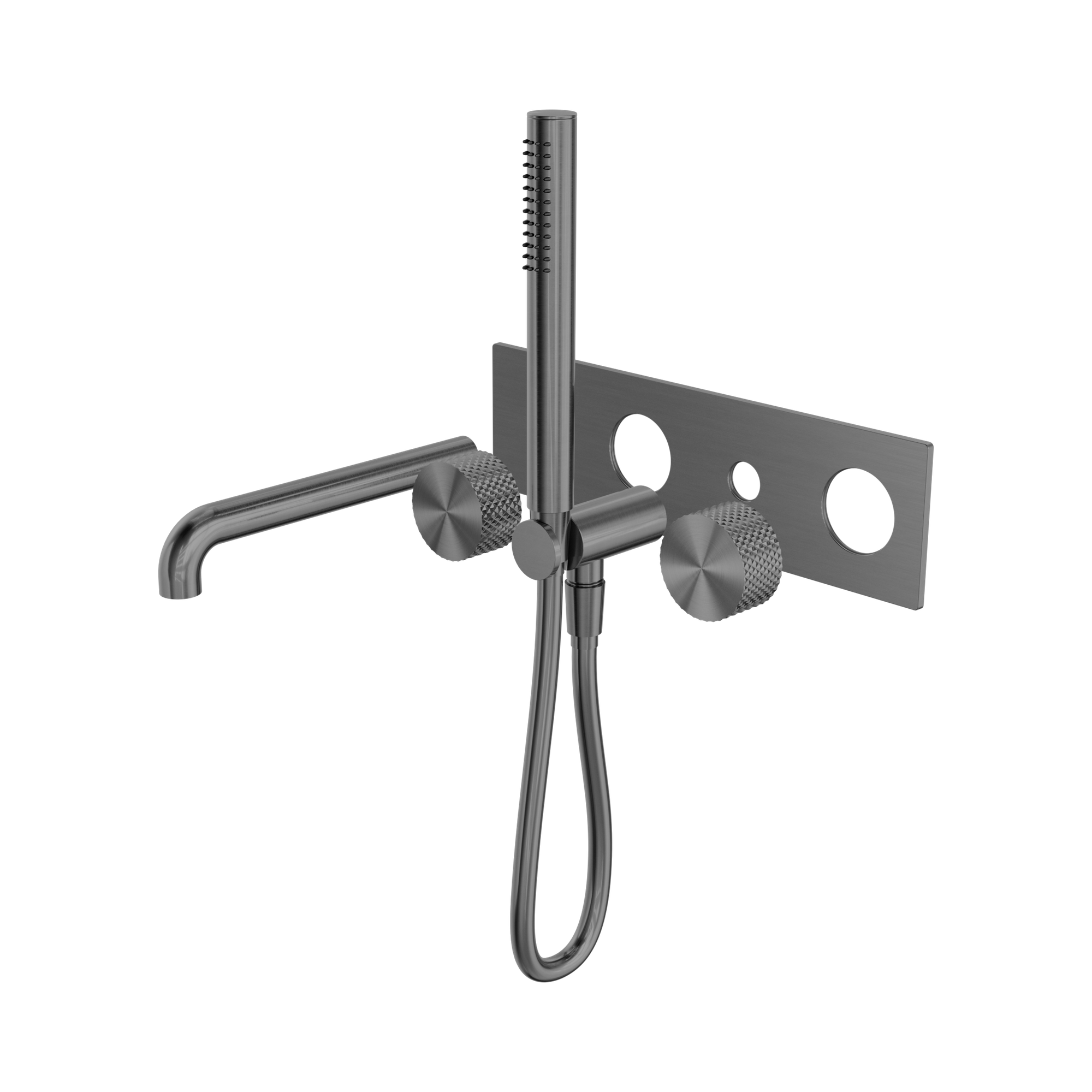 Nero Opal Progressive Shower System With Spout 230mm Trim Kits Only, Graphite