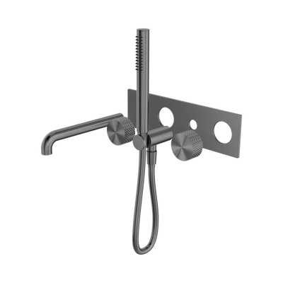 Nero Opal Progressive Shower System With Spout 230mm Trim Kits Only, Graphite