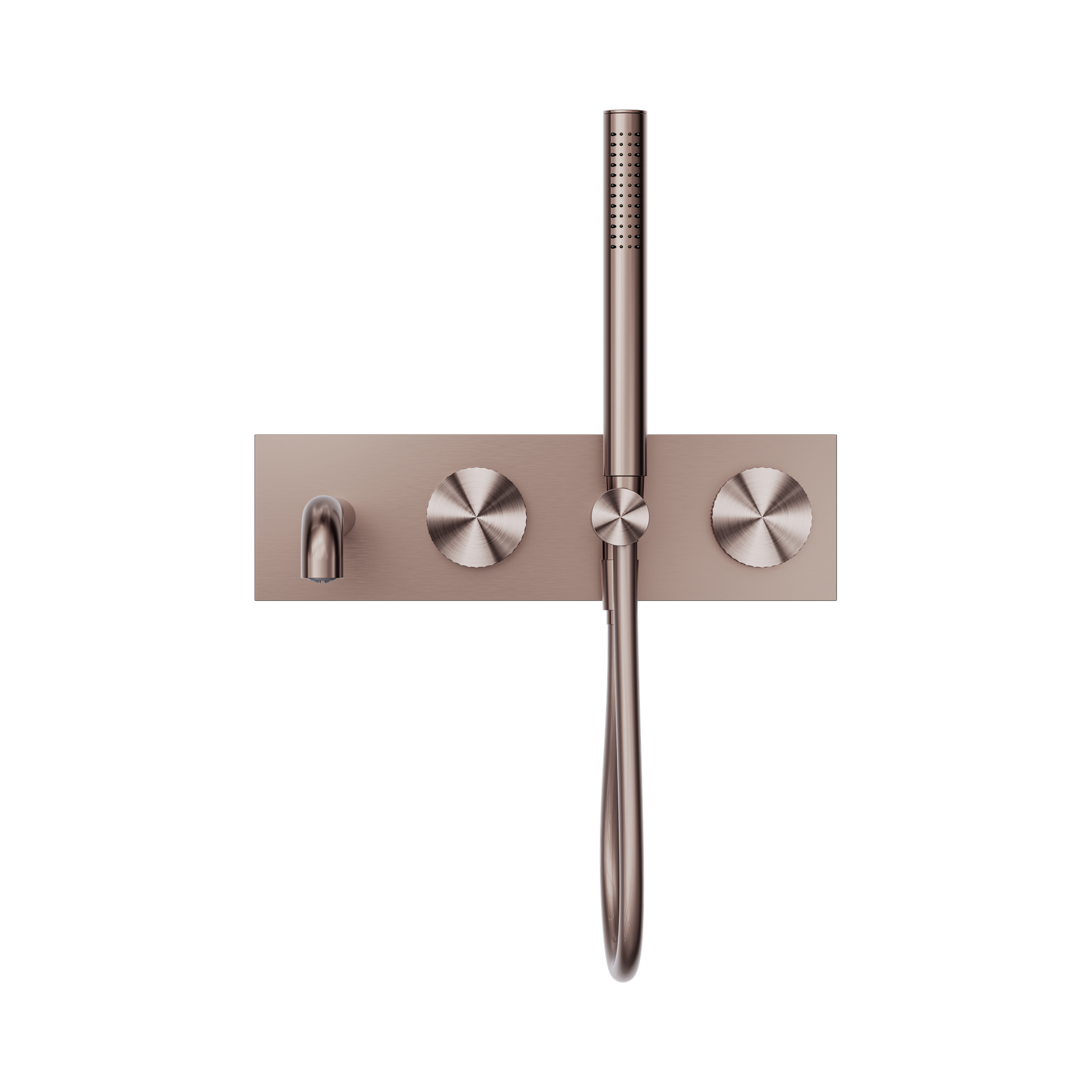 Nero Opal Progressive Shower System With Spout 250mm, Brushed Bronze
