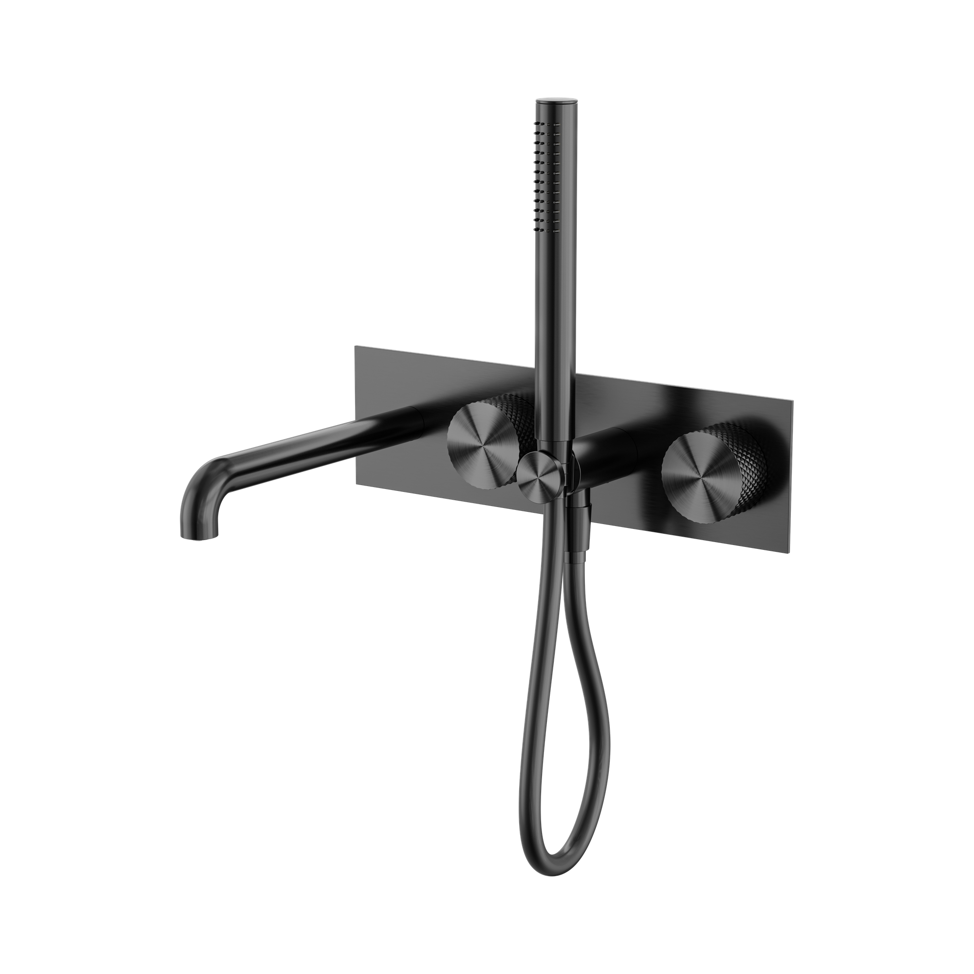 Nero Opal Progressive Shower System With Spout 250mm, Graphite
