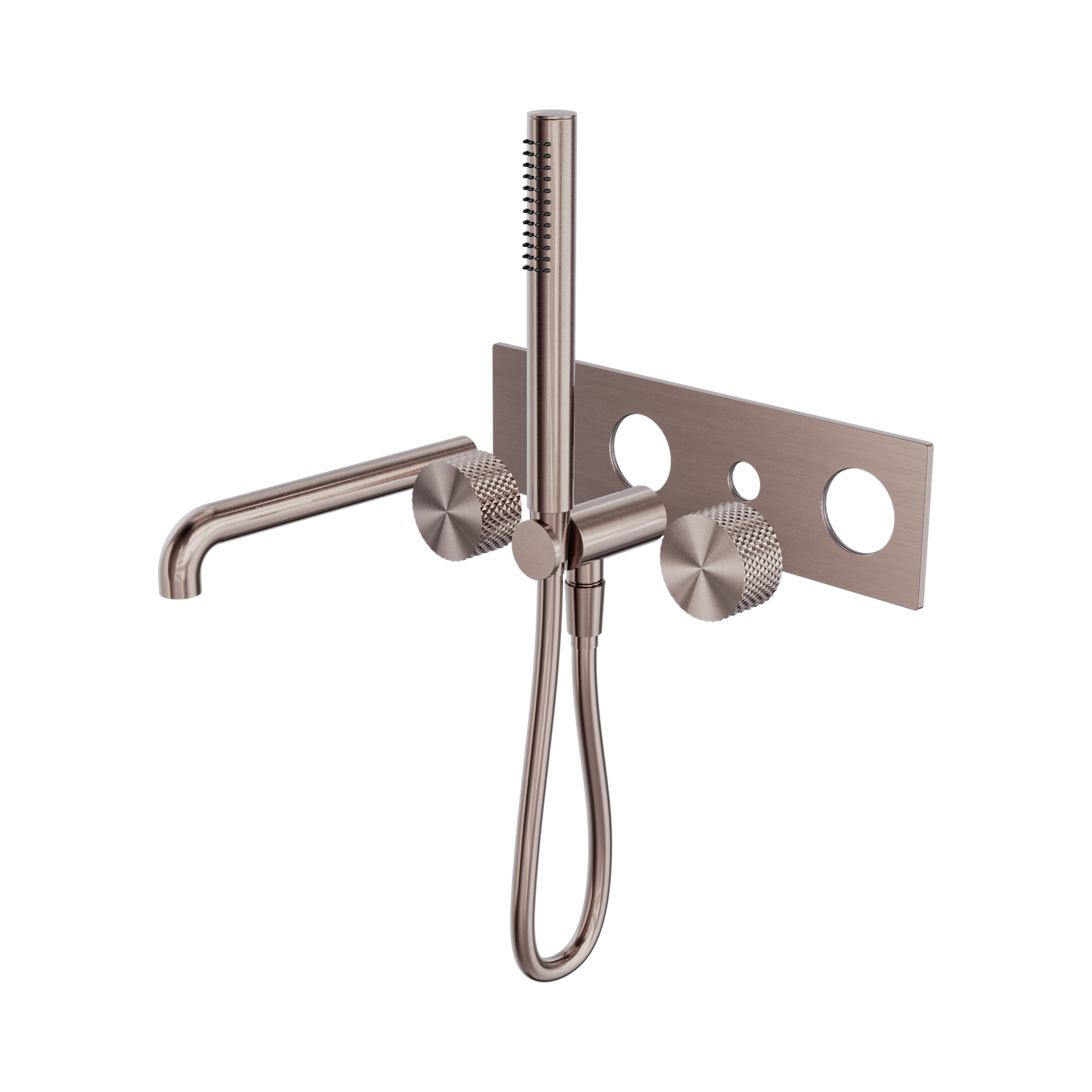 Nero Opal Progressive Shower System With Spout 250mm Trim Kits Only, Brushed Bronze