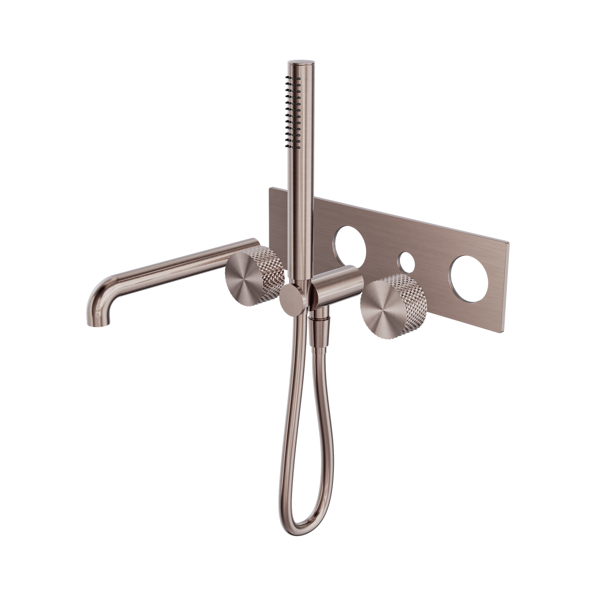 Nero Opal Progressive Shower System With Spout 250mm Trim Kits Only, Brushed Bronze