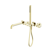 Nero Opal Progressive Shower System Separate Plate With Spout 230mm, Brushed Gold