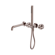 Nero Opal Progressive Shower System Separate Plate With Spout 230mm, Brushed Bronze