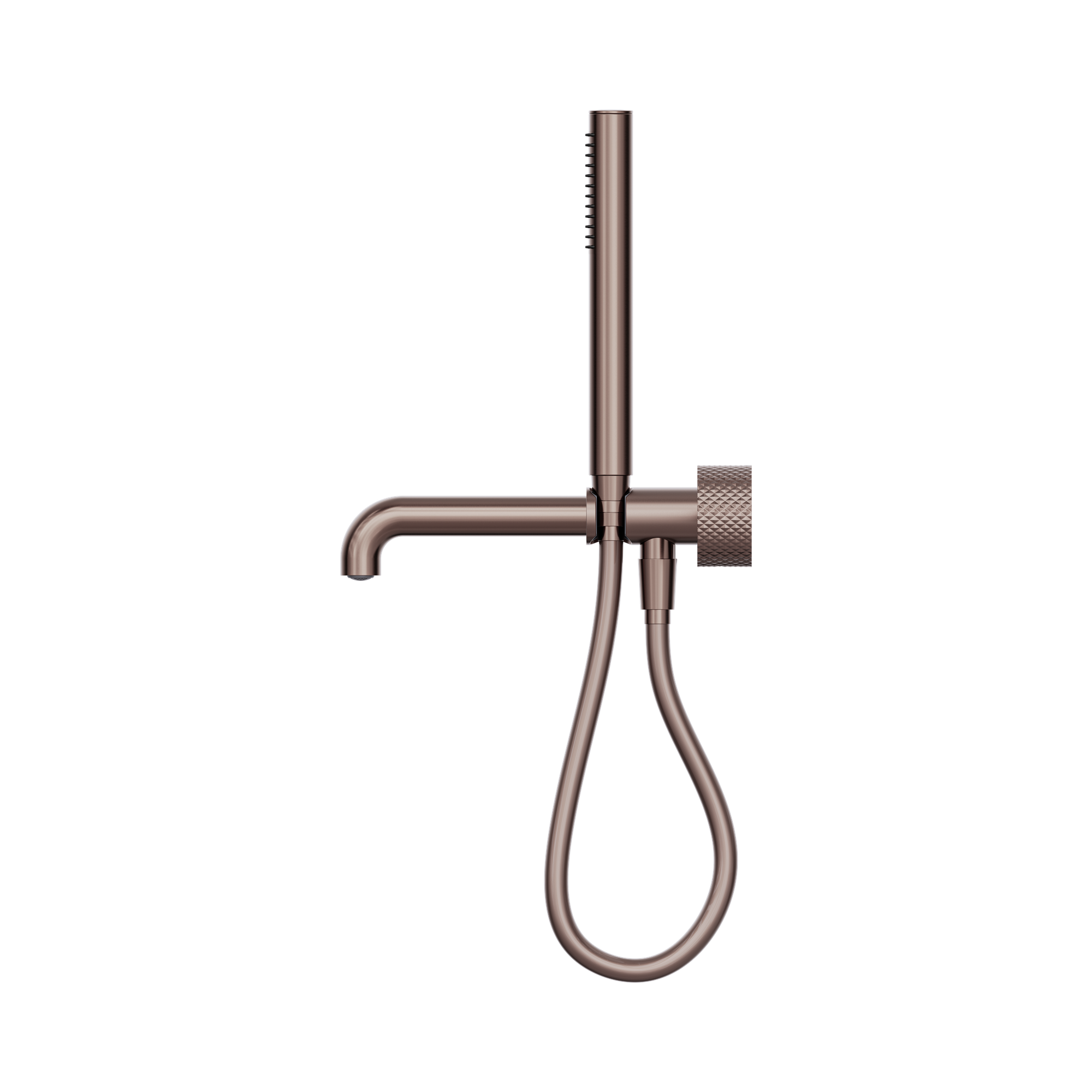 Nero Opal Progressive Shower System Separate Plate With Spout 230mm, Brushed Bronze