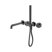 Nero Opal Progressive Shower System Separate Plate With Spout 230mm, Graphite