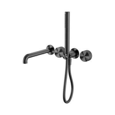 Nero Opal Progressive Shower System Separate Plate With Spout 230mm, Graphite