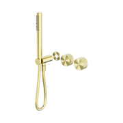 Nero Opal Progressive Shower System Separate Plate Trim Kits Only, Brushed Gold