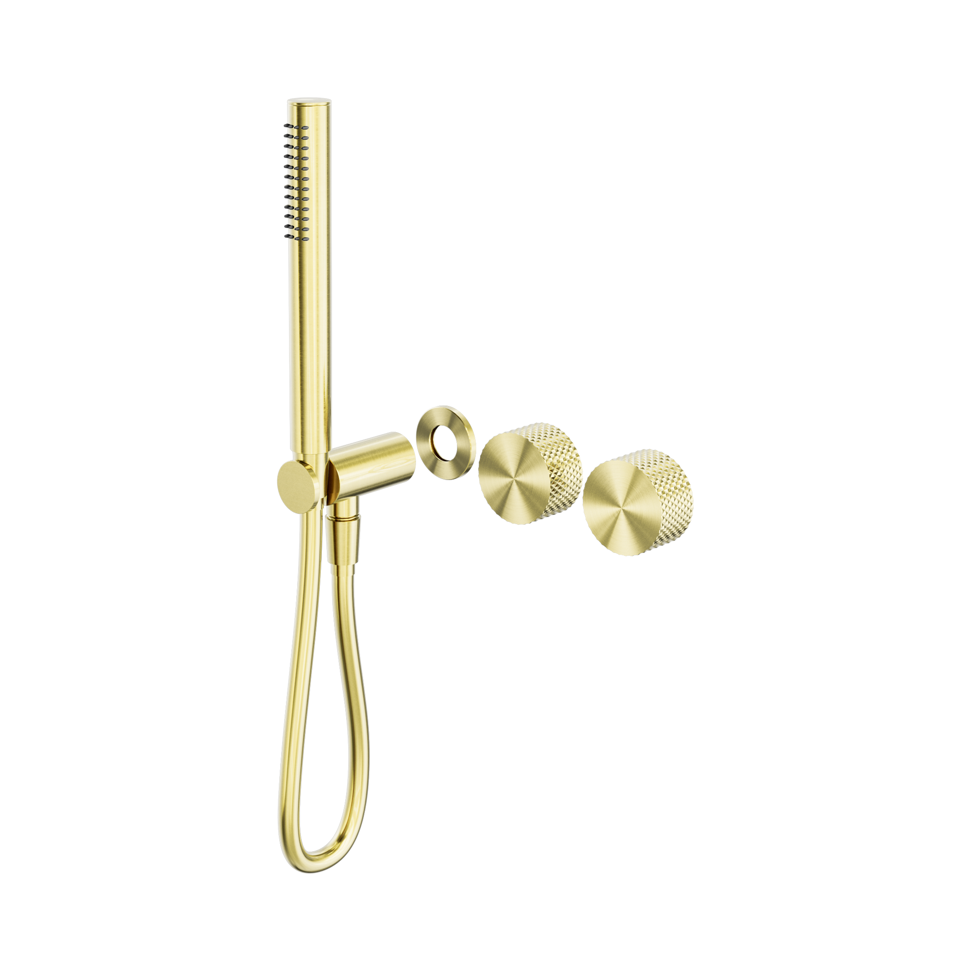 Nero Opal Progressive Shower System Separate Plate Trim Kits Only, Brushed Gold