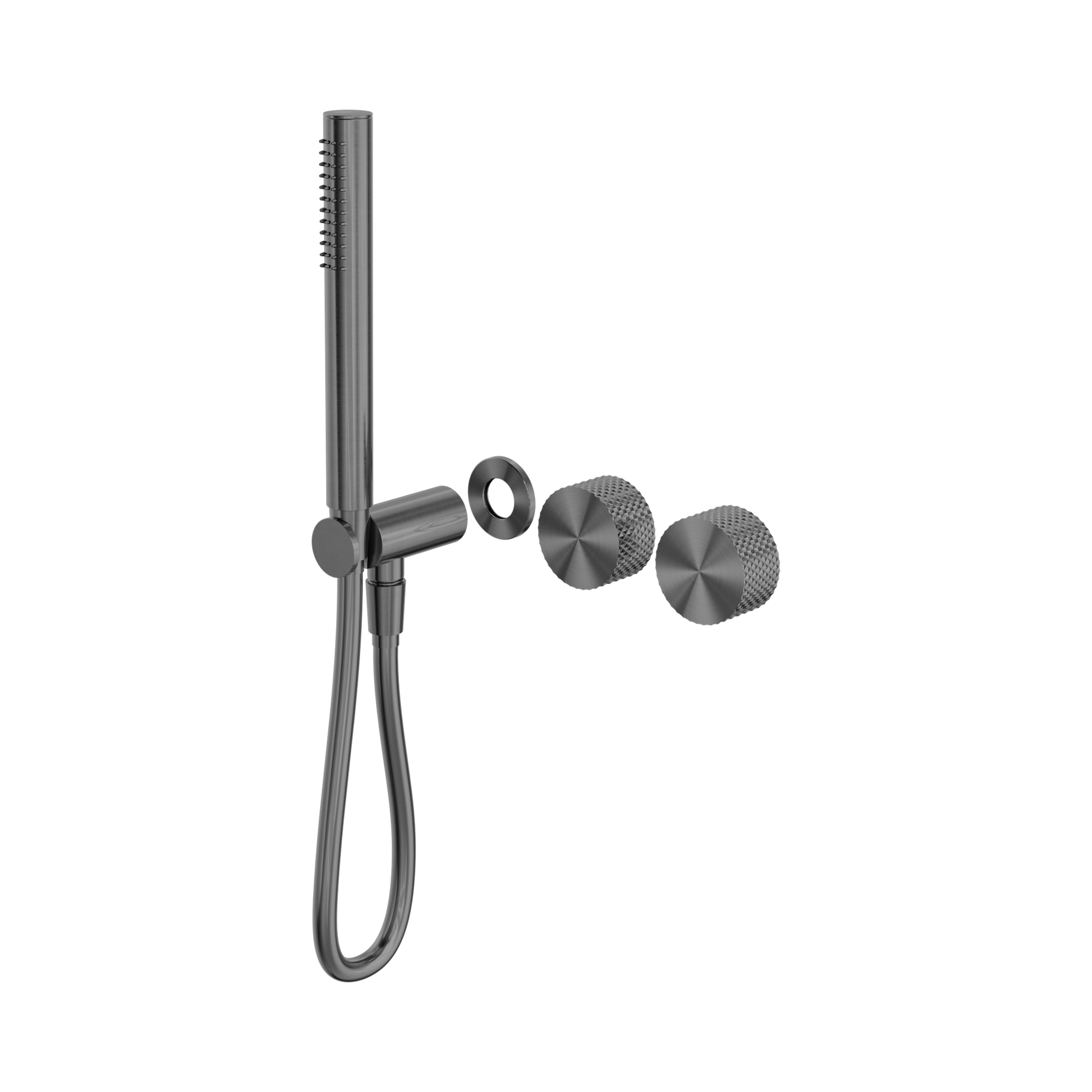 Nero Opal Progressive Shower System Separate Plate Trim Kits Only, Graphite