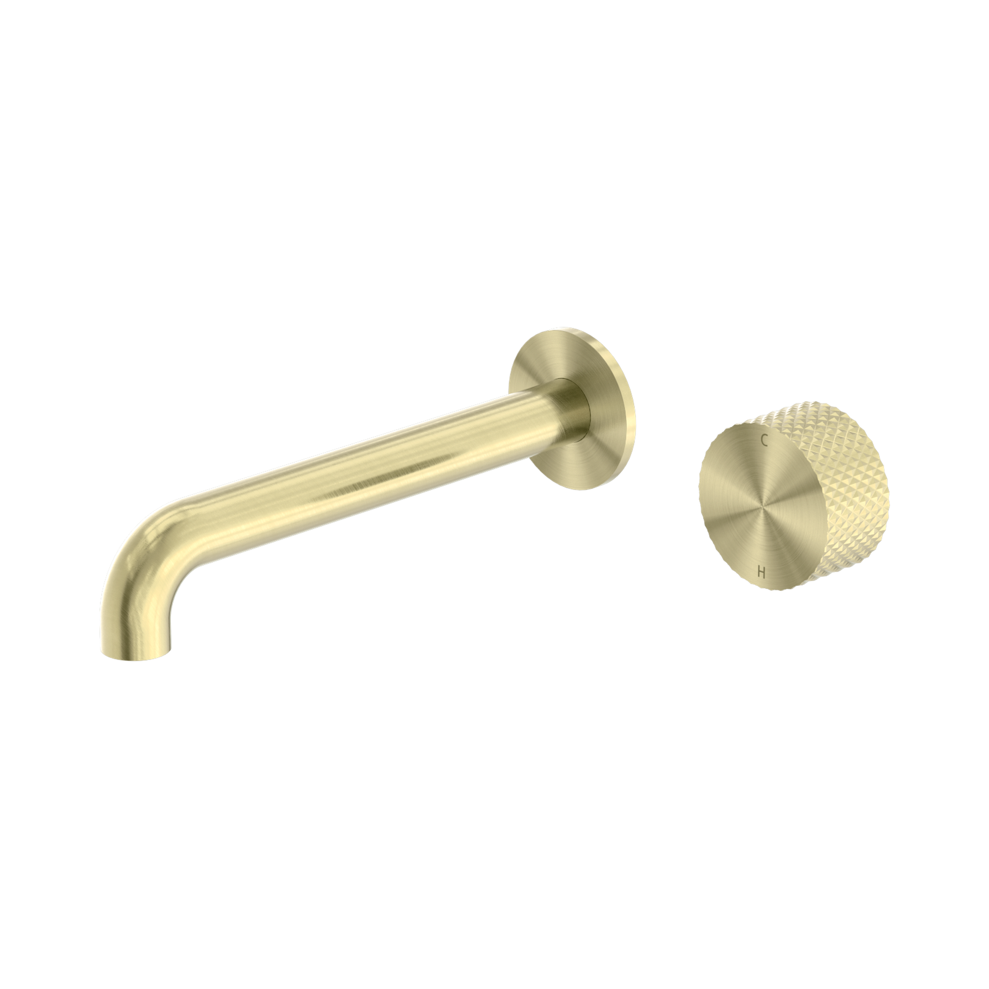 Nero Opal Progressive Wall Basin/Bath Set 160mm, Brushed Gold