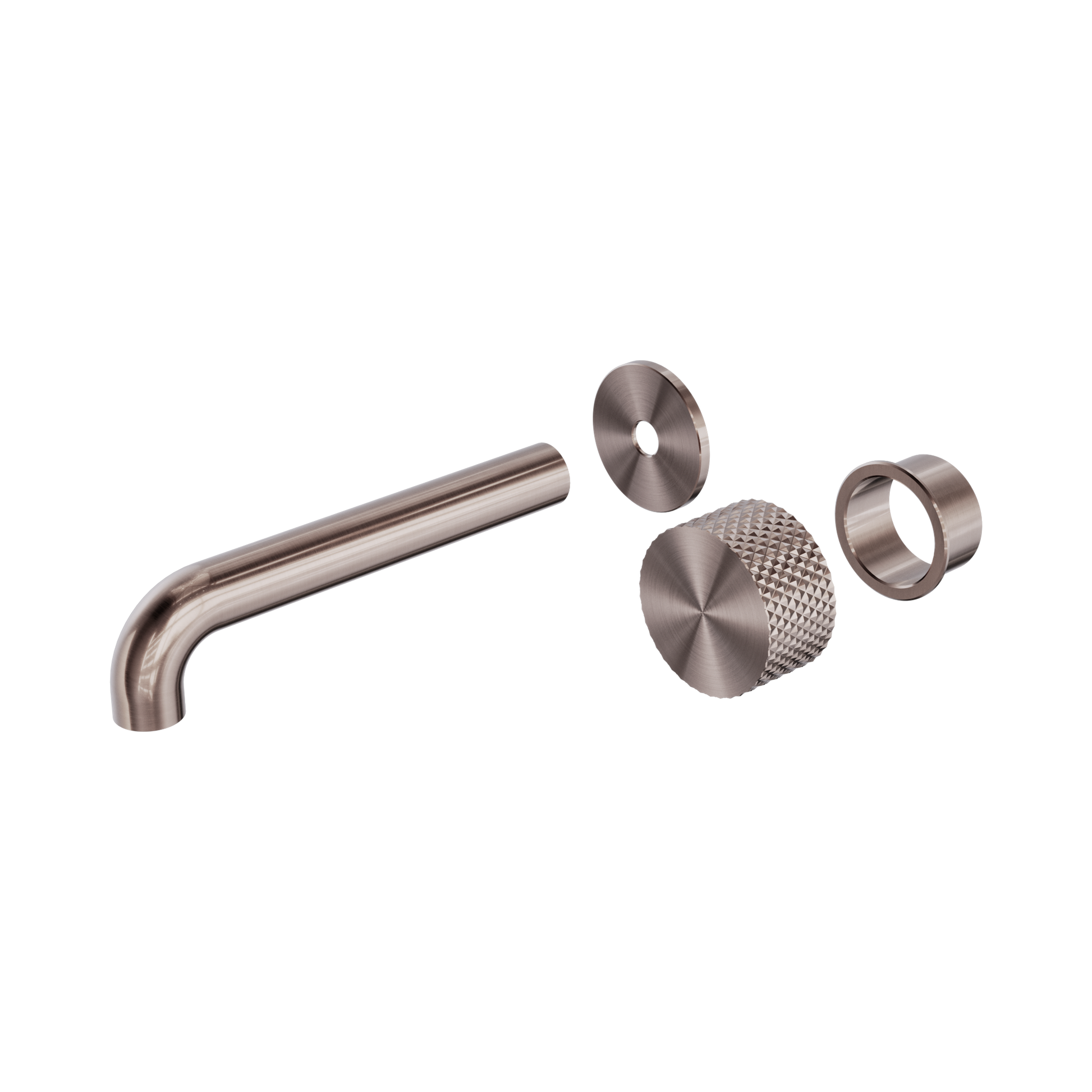 Nero Opal Progressive Wall Basin/Bath Set 160mm Trim Kits Only, Brushed Bronze