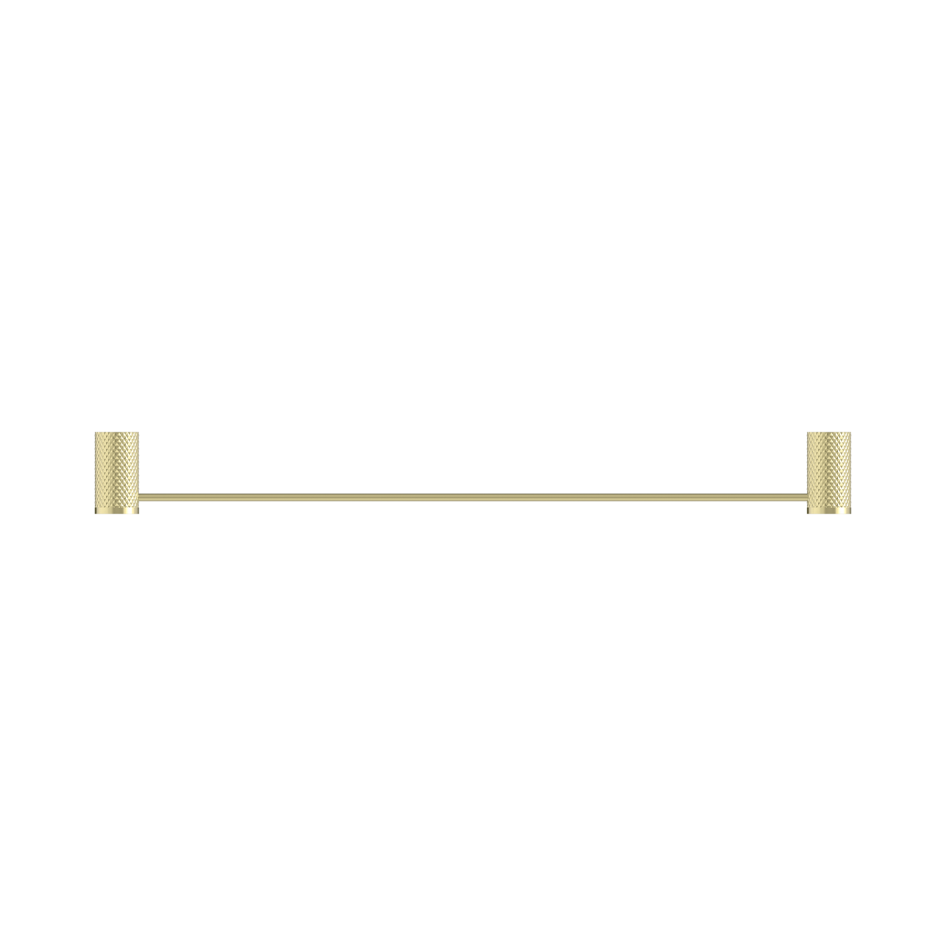 Nero Opal Single Towel Rail 600mm, Brushed Gold