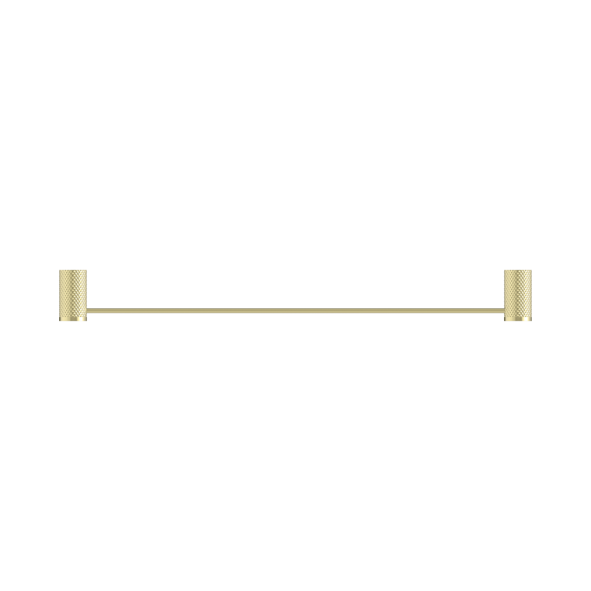 Nero Opal Single Towel Rail 600mm, Brushed Gold