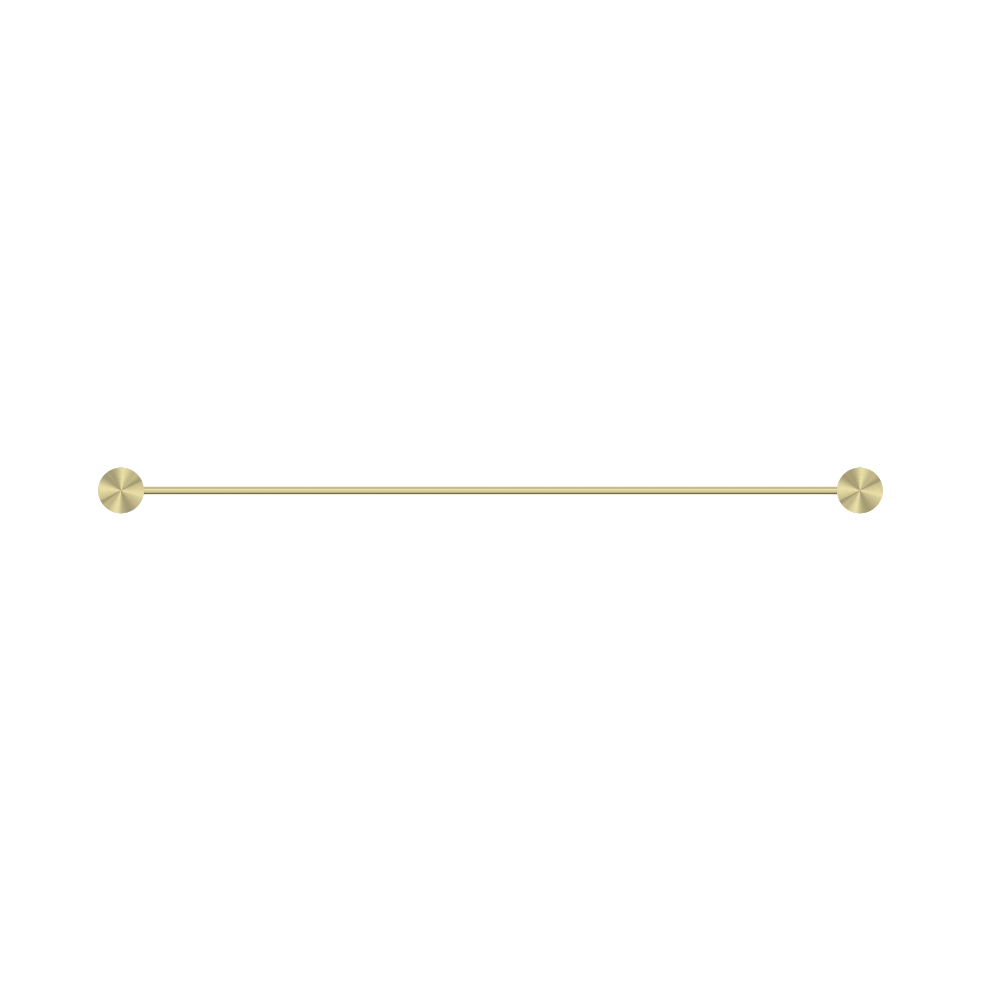 Nero Opal Single Towel Rail 600mm, Brushed Gold
