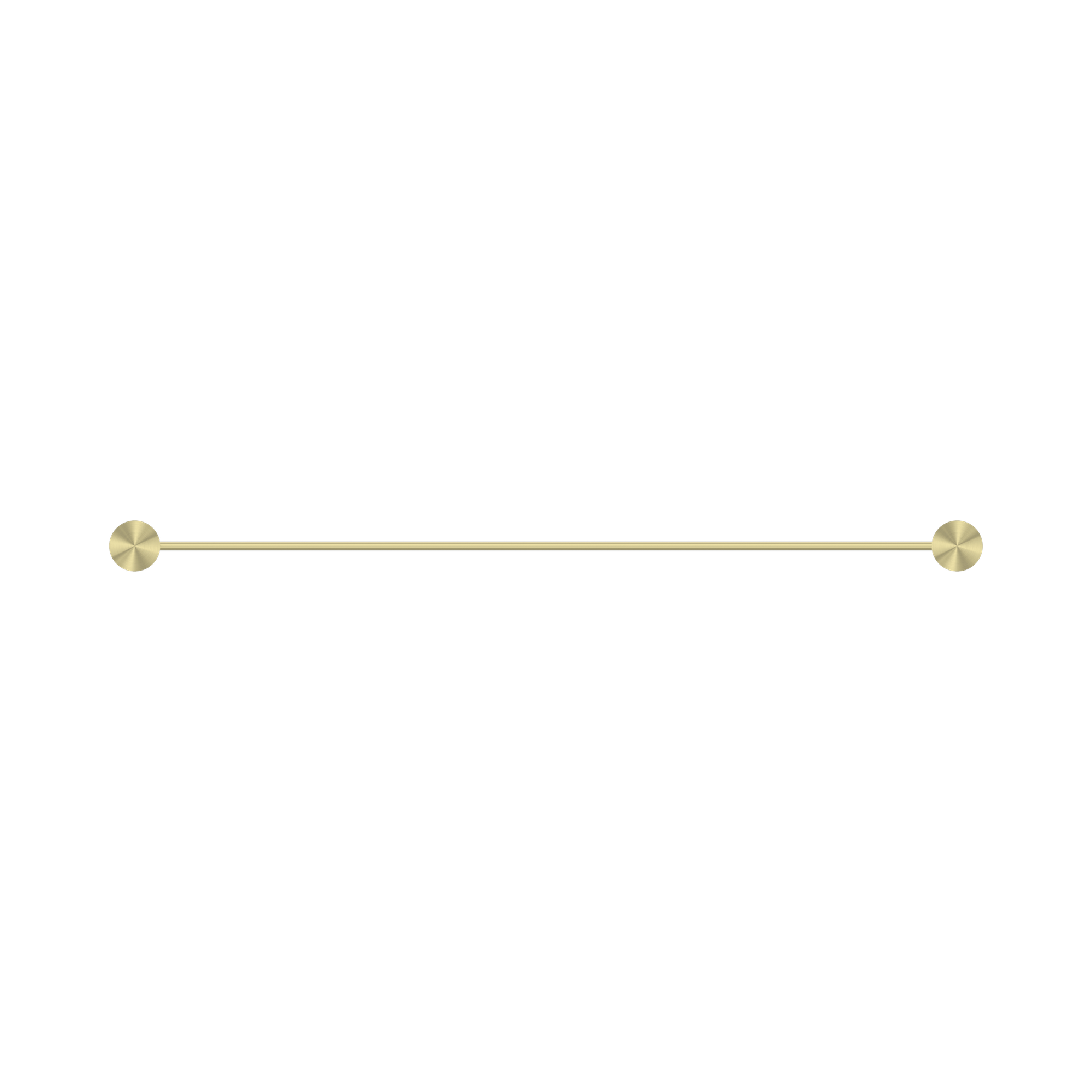 Nero Opal Single Towel Rail 600mm, Brushed Gold
