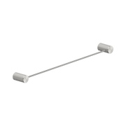 Nero Opal Single Towel Rail 600mm, Brushed Nickel