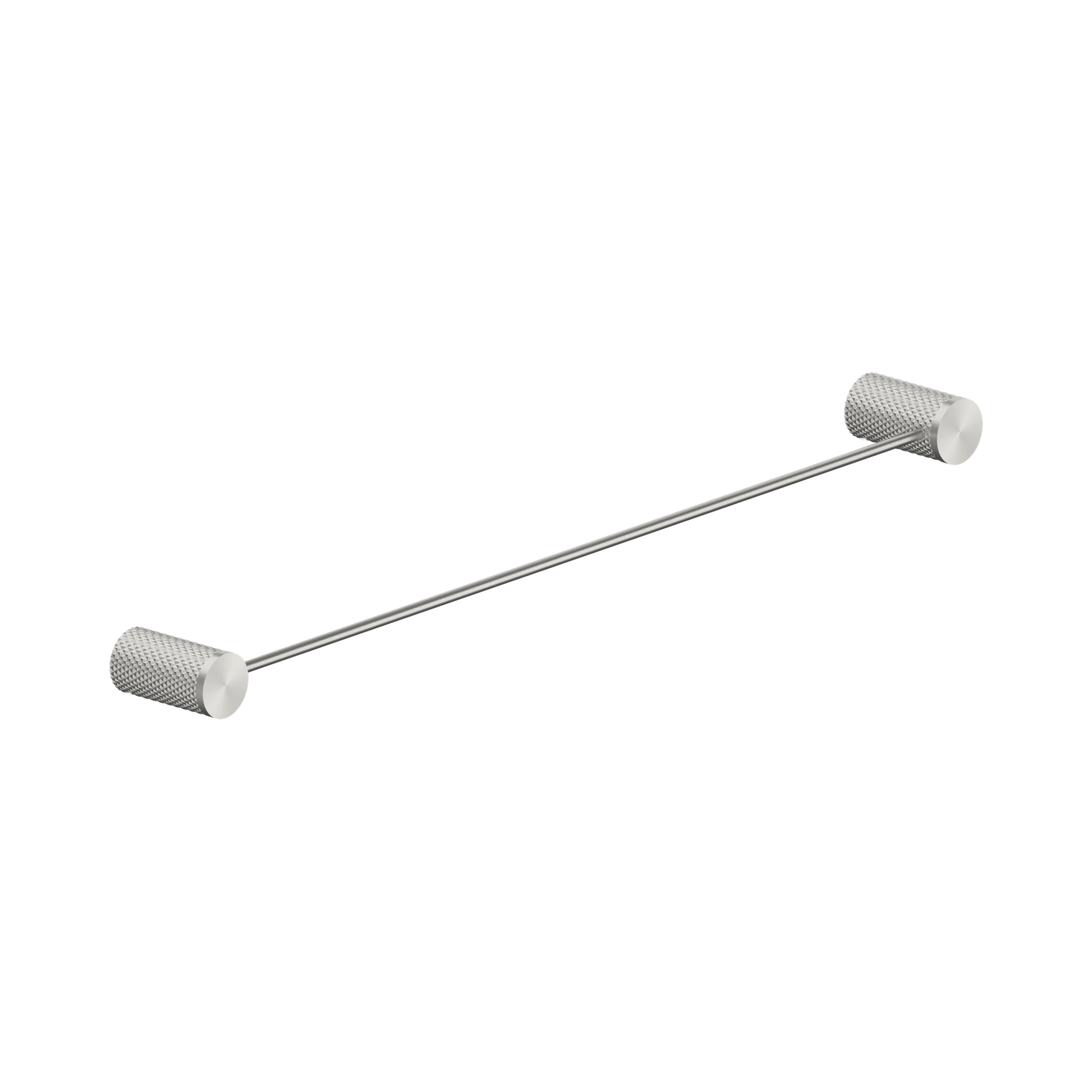 Nero Opal Single Towel Rail 600mm, Brushed Nickel