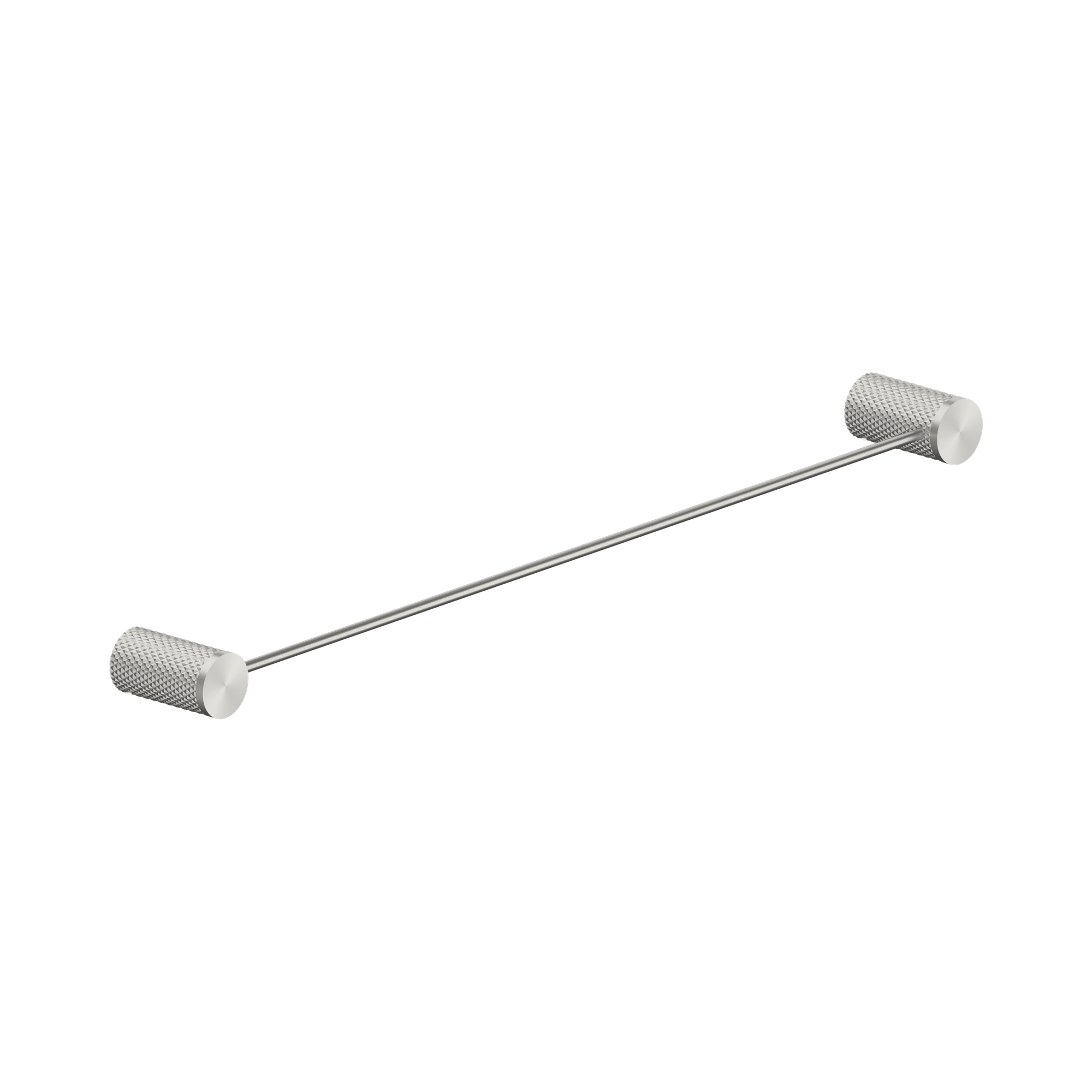 Nero Opal Single Towel Rail 600mm, Brushed Nickel