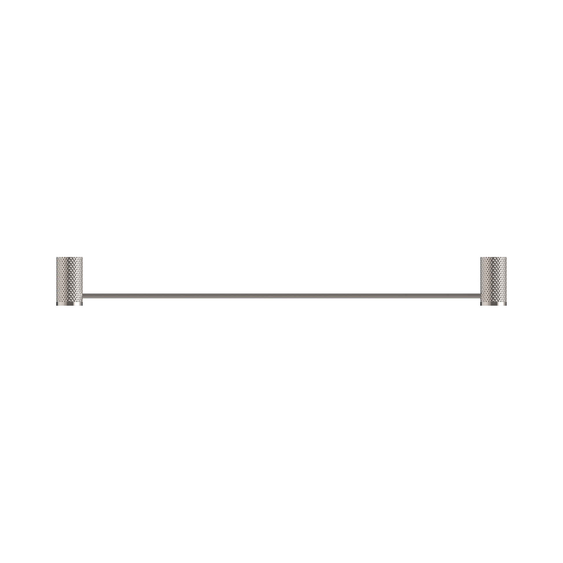 Nero Opal Single Towel Rail 600mm, Brushed Nickel