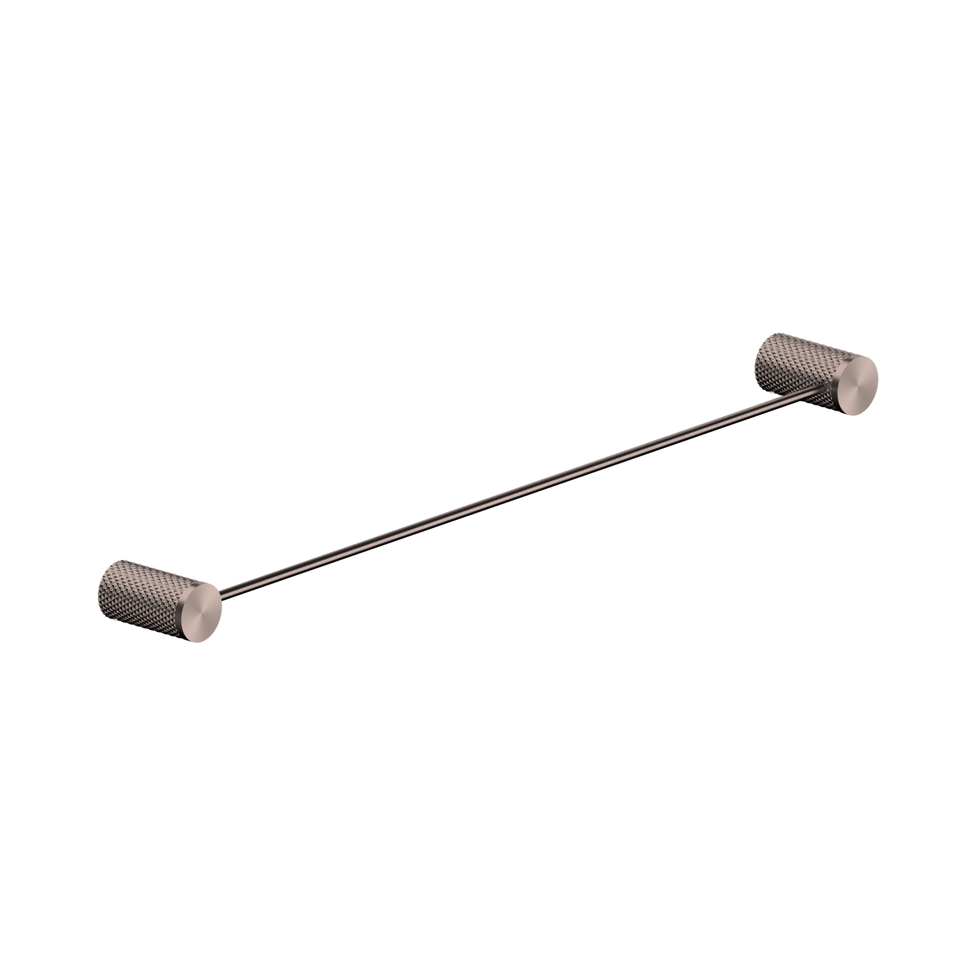 Nero Opal Single Towel Rail 600mm, Brushed Bronze