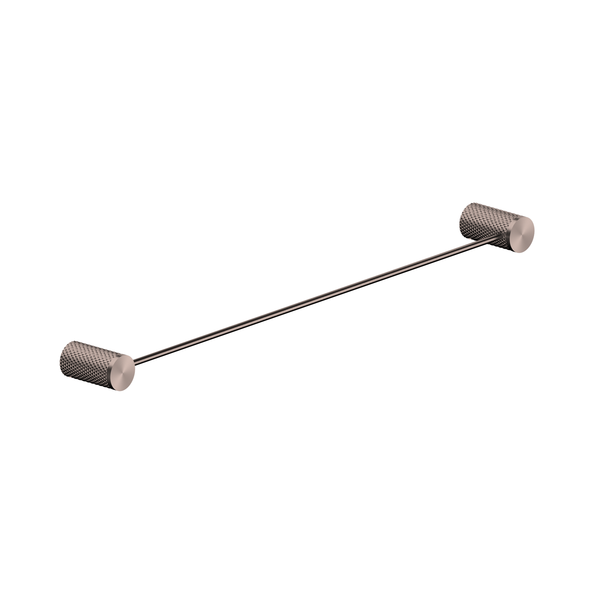 Nero Opal Single Towel Rail 600mm, Brushed Bronze