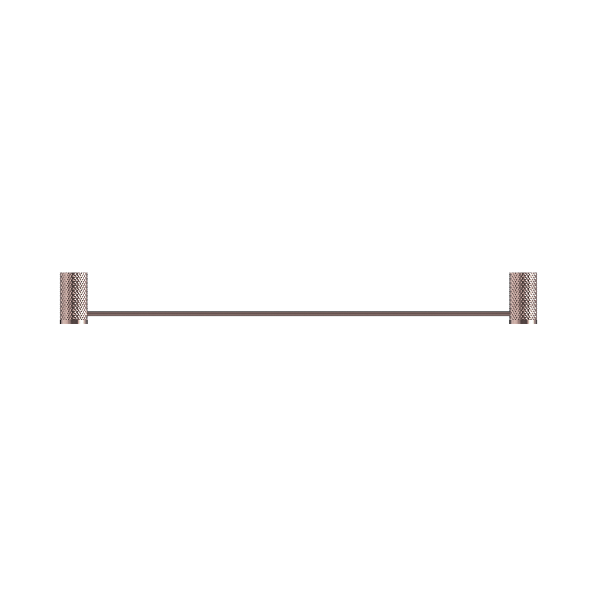Nero Opal Single Towel Rail 600mm, Brushed Bronze