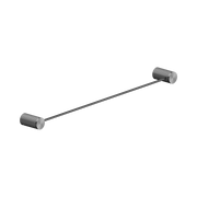 Nero Opal Single Towel Rail 600mm, Graphite