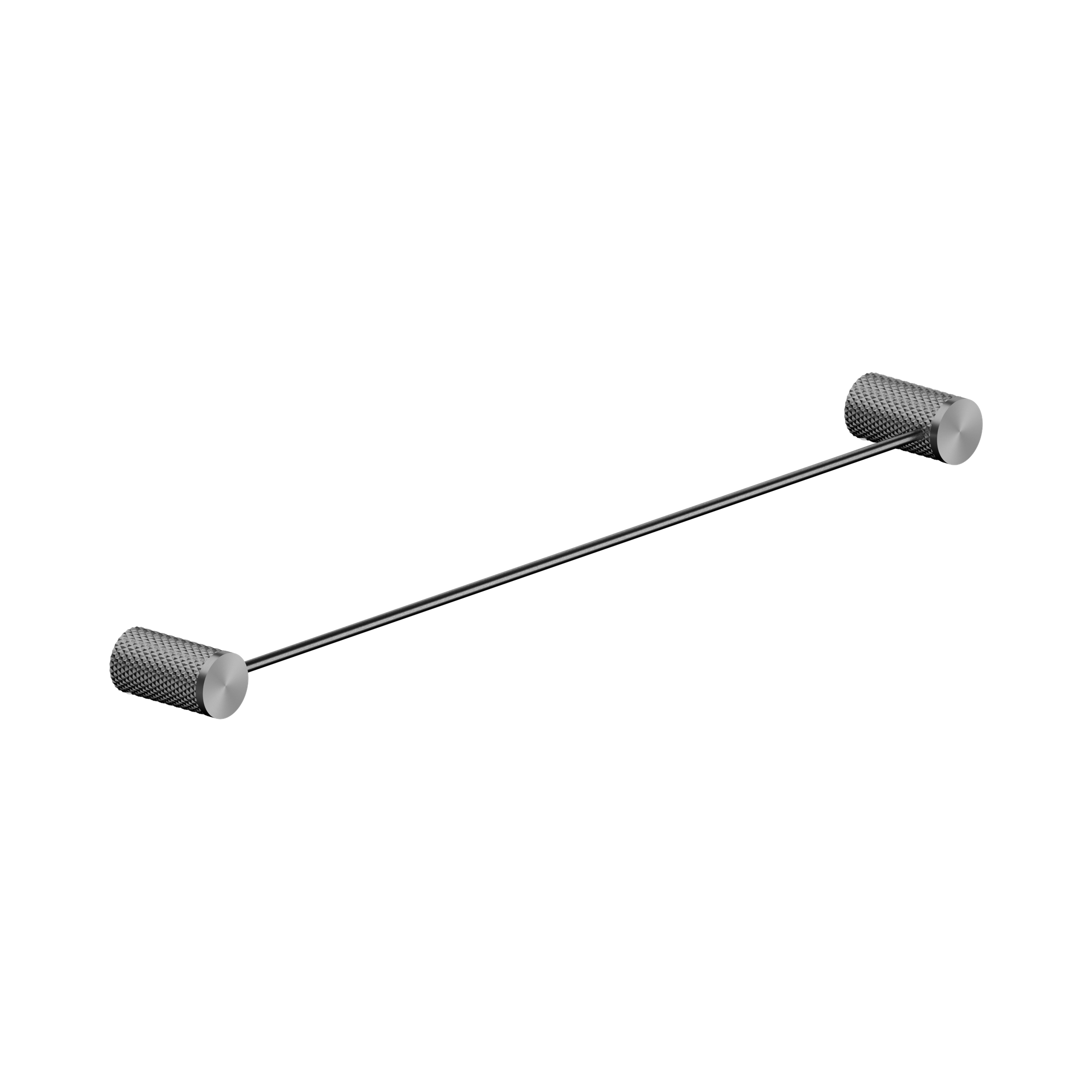 Nero Opal Single Towel Rail 600mm, Graphite