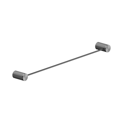 Nero Opal Single Towel Rail 600mm, Graphite