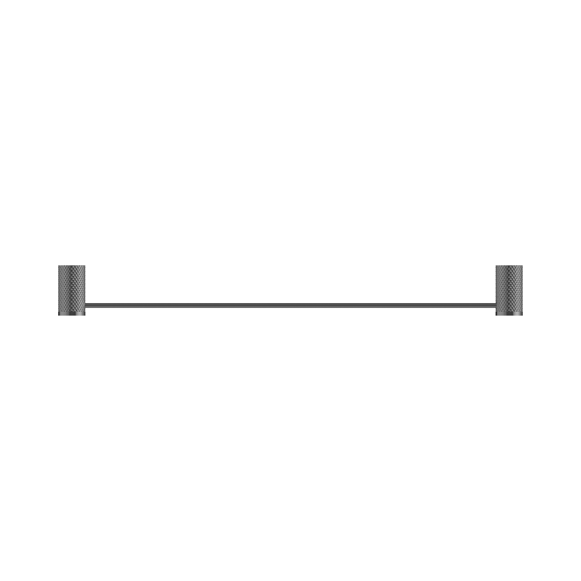 Nero Opal Single Towel Rail 600mm, Graphite