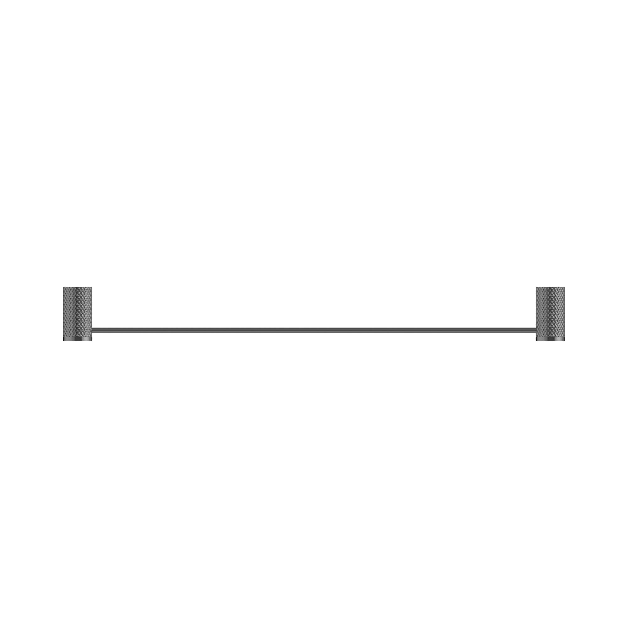 Nero Opal Single Towel Rail 600mm, Graphite