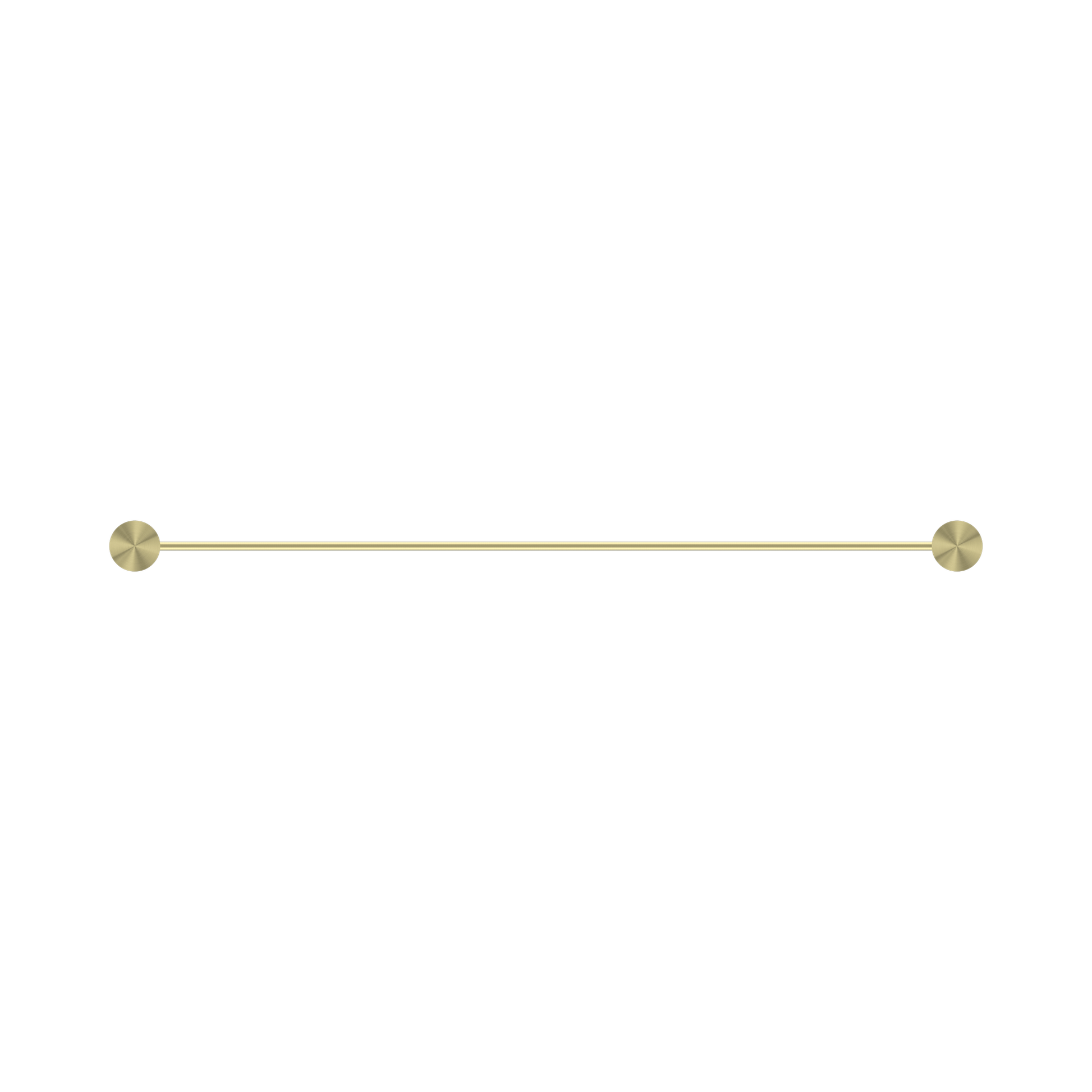 Nero Opal Double Towel Rail 600mm, Brushed Gold