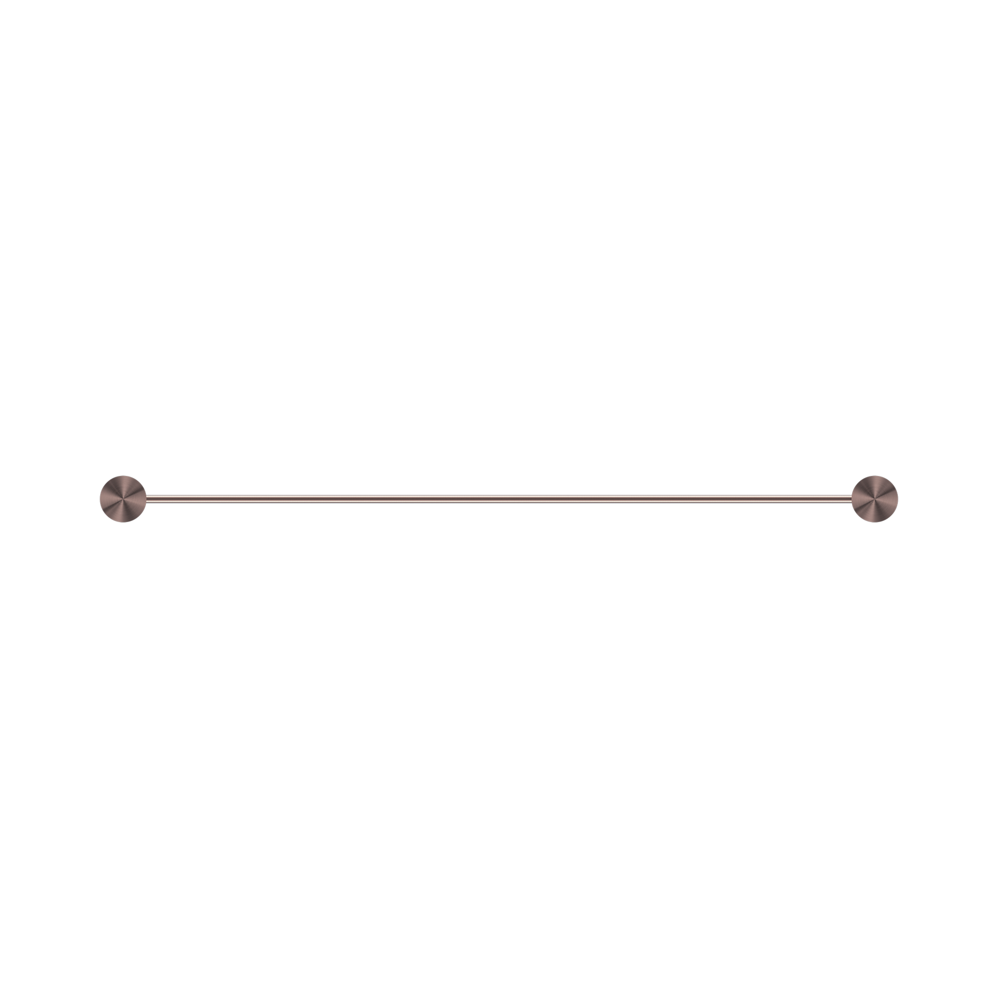 Nero Opal Double Towel Rail 600mm, Brushed Bronze