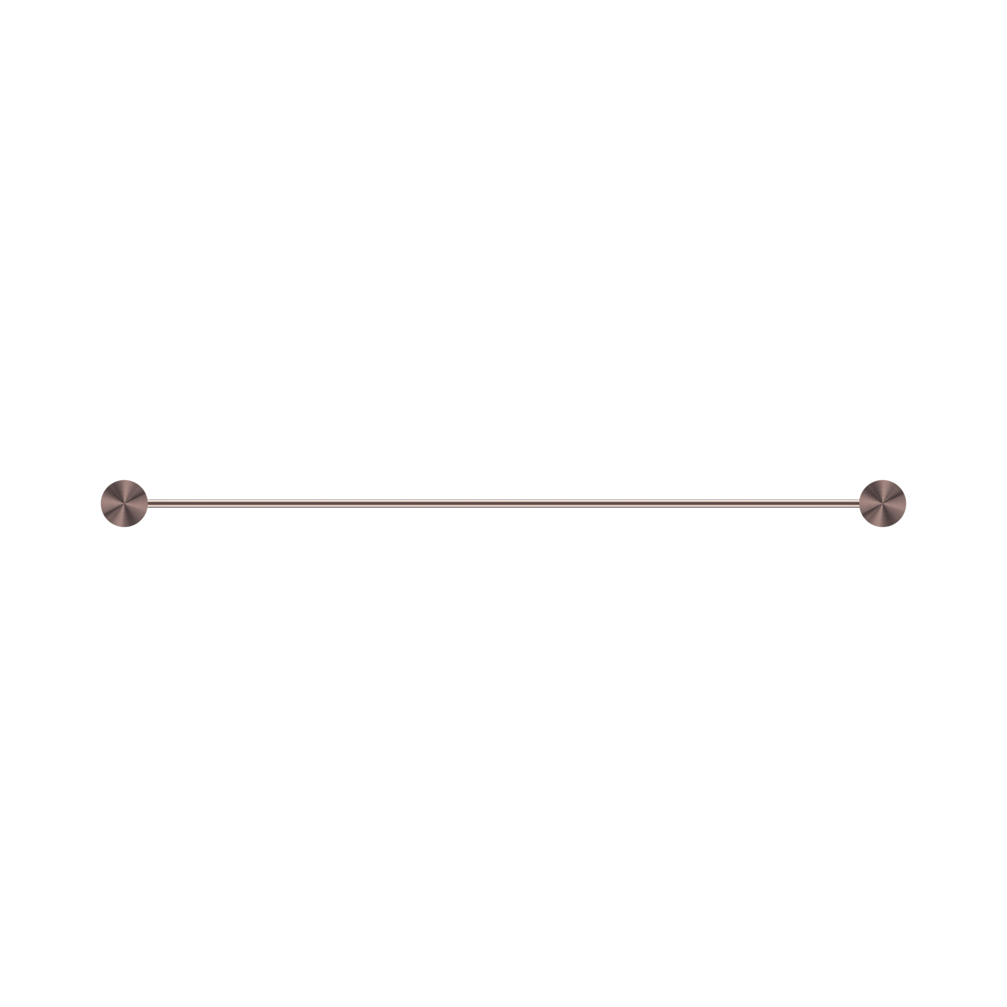 Nero Opal Double Towel Rail 600mm, Brushed Bronze