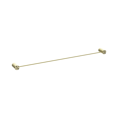 Nero Opal Single Towel Rail 800mm, Brushed Gold