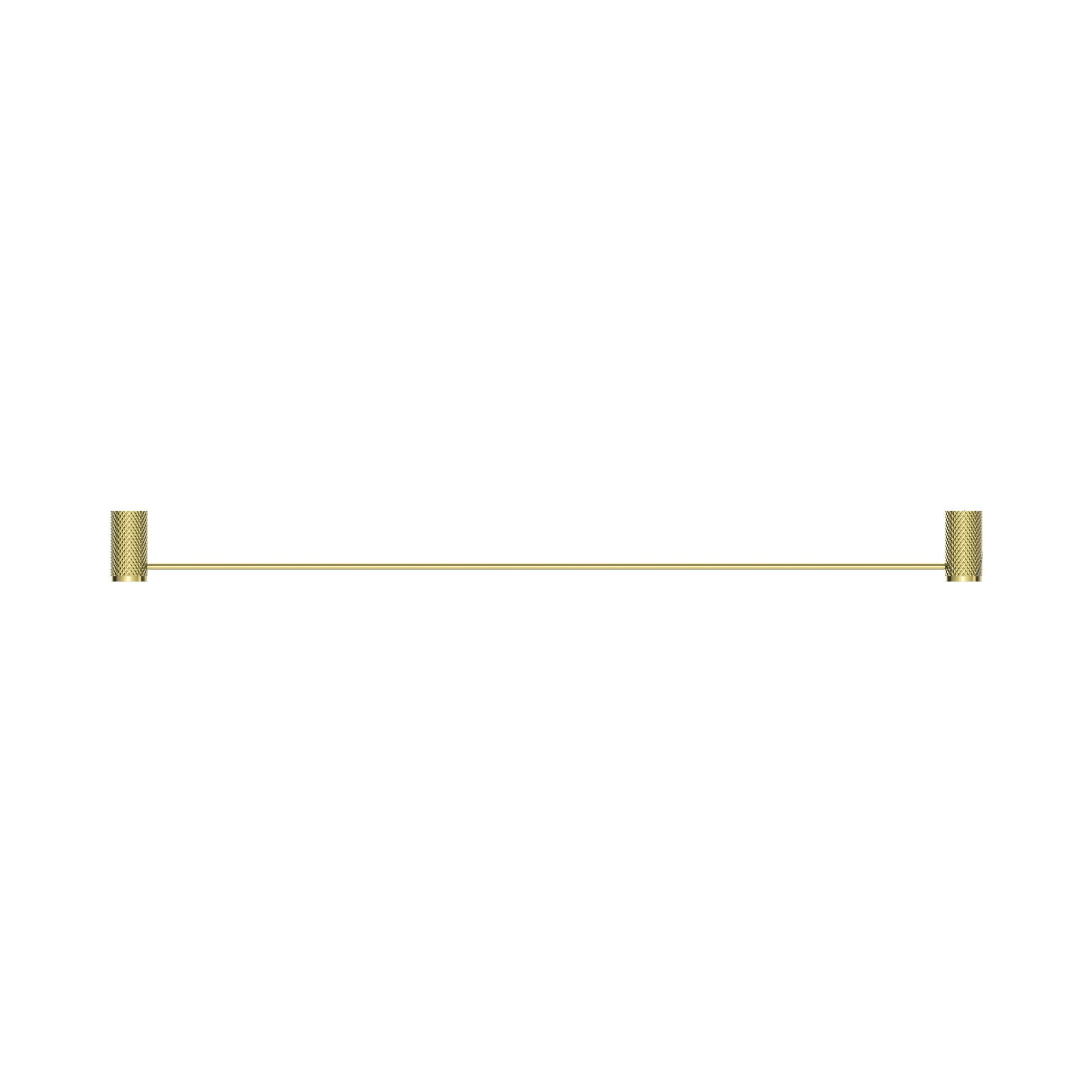 Nero Opal Single Towel Rail 800mm, Brushed Gold