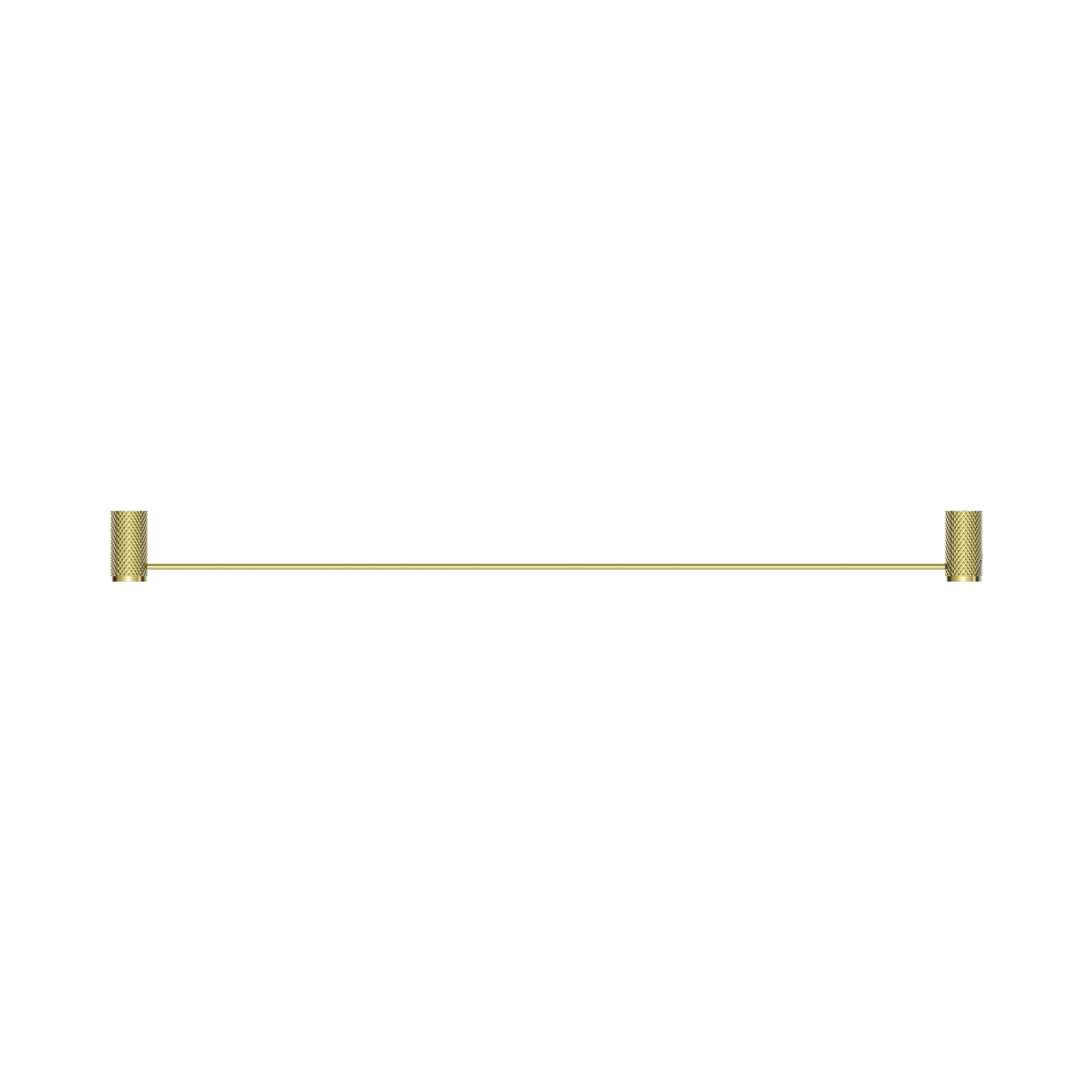 Nero Opal Single Towel Rail 800mm, Brushed Gold