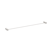 Nero Opal Single Towel Rail 800mm, Brushed Nickel