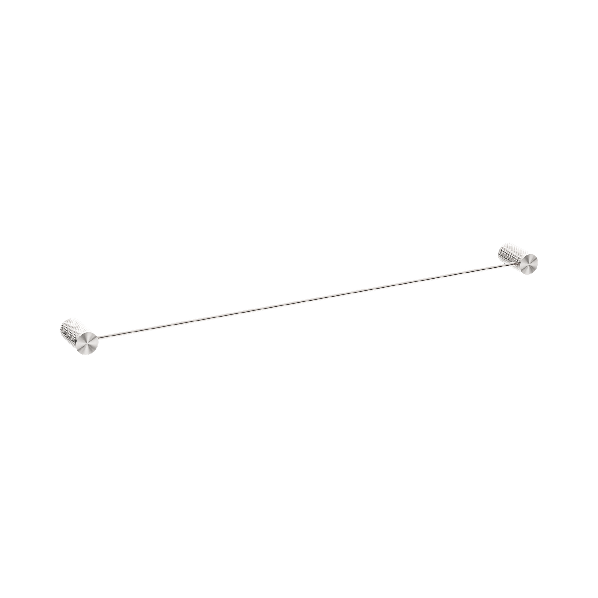 Nero Opal Single Towel Rail 800mm, Brushed Nickel